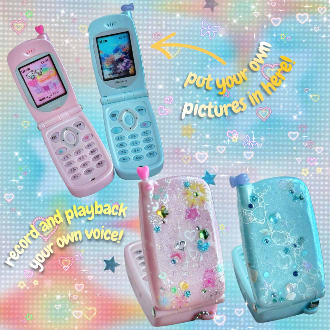 Flip-Phone Keychain